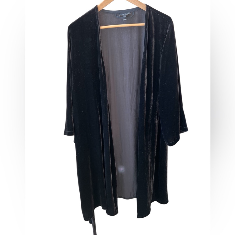 Eileen Fisher Black Silk Blend Garment